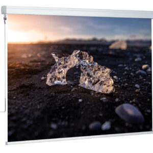 WS P ClassicScreen-Kurbel, 4:3, 168 x 126 cm, mattweiß BE/BL 1.0 Gain